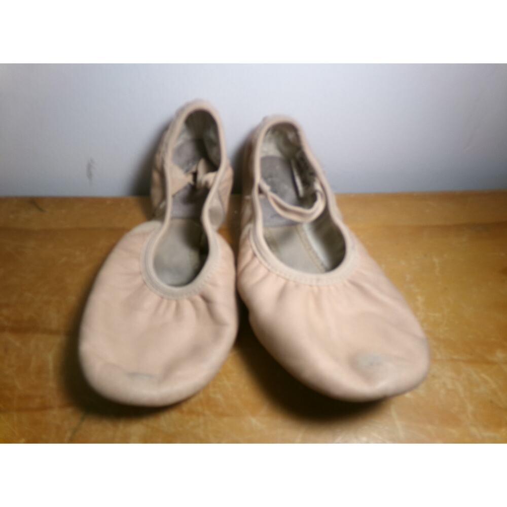 Dance Ballet Shoes Revolution 150 Pink Adult 6M Leather Split Sole Stretch